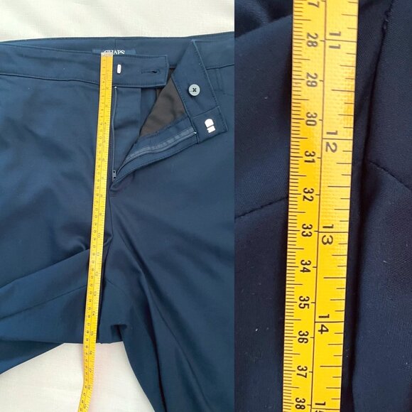 Chaps Slimming Skinny Pants for Women Plus Sz 24W Navy Blue in Polished Finish - Picture 7 of 9